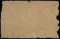 Plan du cadastre napoléonien - Croixrault : Couture (La) ; Montée Couvée (La), B1