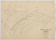 Plan du cadastre rénové - Bacouel : section ZA
