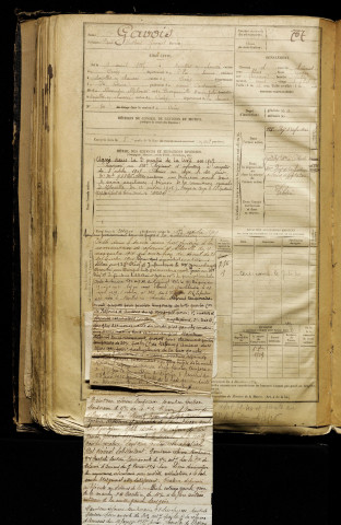 Gavois, Pierre Fulbert Georges, né le 09 avril 1885 à Noyelles-en-Chaussée (Somme), classe 1905, matricule n° 767, Bureau de recrutement d'Abbeville