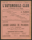L'Automobile-club de Picardie et de l'Aisne. Revue mensuelle, 128, mars 1922