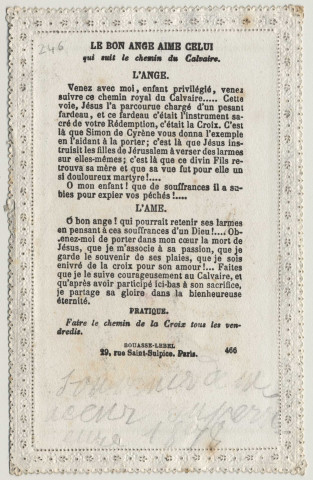 Le véritable ami. Der mahre freund. The real friend L'Ange Gardien