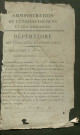 Répertoire des formalités hypothécaires, du 05/09/1813 au 20/09/1814, registre n° 067 (Péronne)