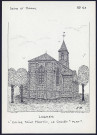 Lognes (Seine-et-Marne) : l'église Saint-Martin, le chevêt « plat » - (Reproduction interdite sans autorisation - © Claude Piette)