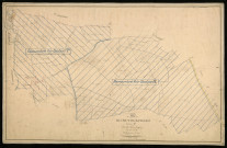 Plan du cadastre napoléonien - Buire-Courcelles : Bois Legrez (Le), B1