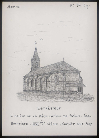 Estréboeuf : église de la décollation de Saint-Jean-Baptiste - (Reproduction interdite sans autorisation - © Claude Piette)