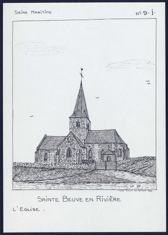 Sainte-Beuve en Rivière : l'église - (Reproduction interdite sans autorisation - © Claude Piette)