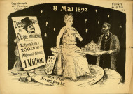 "Un plat indigeste" : 8 mai 1892. Devis officile du Cirque municipal. Estimation 250.000 fr. Réglement définitif : 1 Million