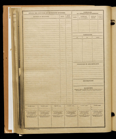 Debrie, Paul, né le 16 mars 1893 à Sainte-Savine (Aube), classe 1913, matricule n° 873, Bureau de recrutement d'Amiens