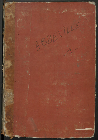 Listes du tirage au sort (arrondissement d'Abbeville sauf les cantons littoraux d'Ault, Rue et Saint-Valery-sur-Somme) de l'année 1812
