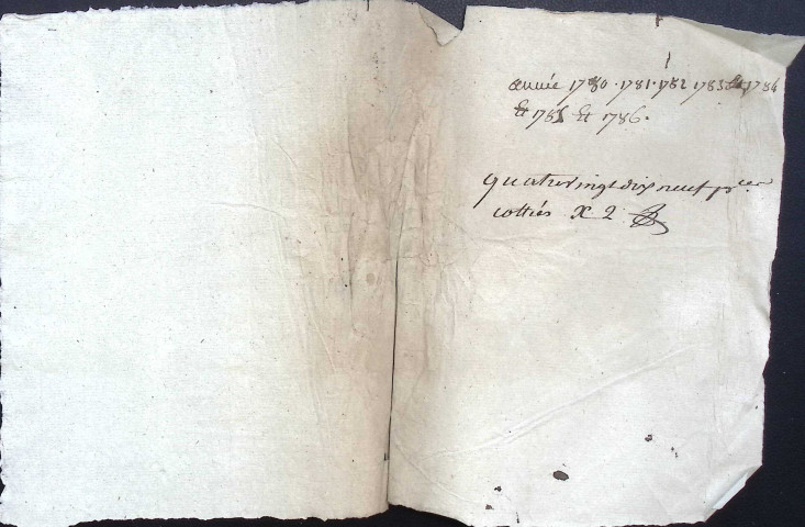 Etude de Me Jean-Baptiste Deligny à Amiens (étude n°5). Minutes des années 1780-1786