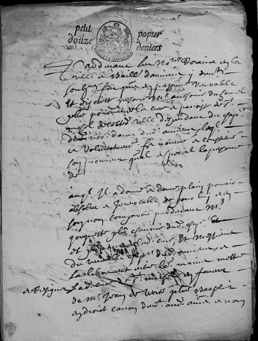 Etude de Me Jean Derouvroy à Amiens (étude n°17). Minutes de l'année 1683