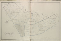 Plan du cadastre napoléonien - Atlas cantonal - Estrees-Deniecourt (Estrées) : A
