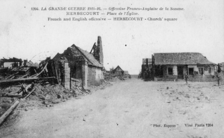 Place de l'Eglise - French and English offensive - Church' square