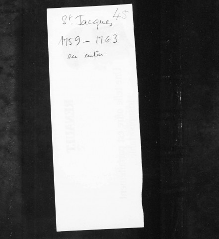 Abbeville (Saint-Jacques) : baptêmes, mariages, sépultures