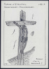 Ferme d'Etalminil (commune d'Hocquincourt-Hallencourt) : croix - (Reproduction interdite sans autorisation - © Claude Piette)