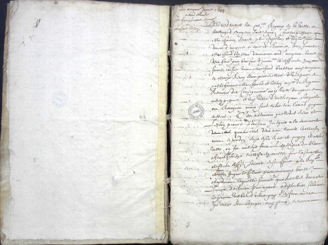 Etude de Me Antoine Perdu à Amiens (étude n°26). Minutes de l'année 1644