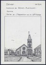 Doingt (commune de Doingt-Flamicourt) : église de l'assomption de la Sainte-Vierge - (Reproduction interdite sans autorisation - © Claude Piette)
