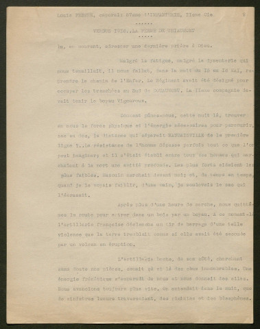 Témoignage de Fèbvre, Louis et correspondance avec Jacques Péricard