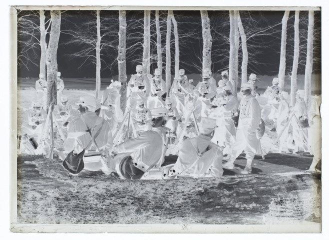 8e chasseurs à Allonville - mars 1902