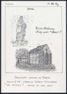 Saucourt (hameau de Nibas) : chapelle Sainte-Philomène, statue et mur ouest - (Reproduction interdite sans autorisation - © Claude Piette)