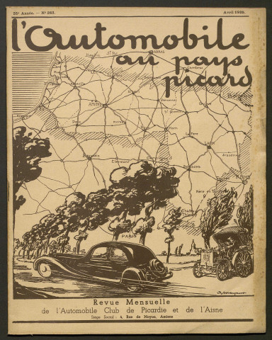 L'Automobile au Pays Picard. Revue mensuelle de l'Automobile-Club de Picardie et de l'Aisne, 283, avril 1935