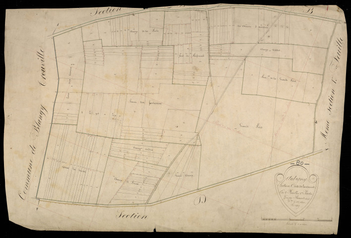 Plan du cadastre napoléonien - Aubigny : Remise (La), C2