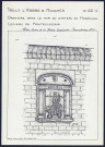 Tailly-l'Arbre-à-Mouches : petit oratoire dans le mur du château du maréchal Leclerc de Hautecloque - (Reproduction interdite sans autorisation - © Claude Piette)