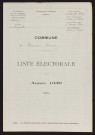 Liste électorale : Beauvoir-Rivière