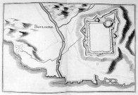 Plan géométral de l'enceinte fortifiée de la ville de Boulogne