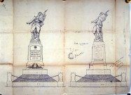 Guerre 1914-1918. Projet de monument aux morts de la commune de Saint-Blimont