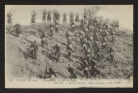GUERRE DE 1914. NOUS OCCUPONS LA CRETE DES VOSGES. THE WAR. ON THE RIDGE OF A VOSGES MOUNTAIN