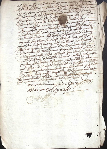 Etude de Me Noël Cuisset à Amiens (étude n°17). Minutes des années 1664-1686