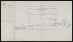 Plan de la pépinière du Romenel à joindre au rapport de l'ingénieur ordinaire soussigné, le 9 août 1860.