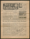 Nord Football. Organe officiel de la Ligue Nord de la Fédération Française de Football Association, numéro 750
