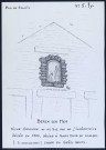 Berck (Pas-de-Calais) : niche oratoire dédiée à Notre-Dame de Lourdes érigée en 1980 - (Reproduction interdite sans autorisation - © Claude Piette)