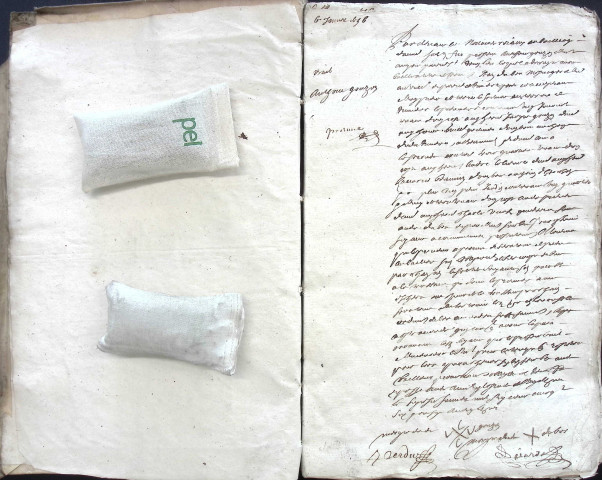 Etude de Me Antoine Ricard à Amiens (étude n°25). Minutes de l'année 1655