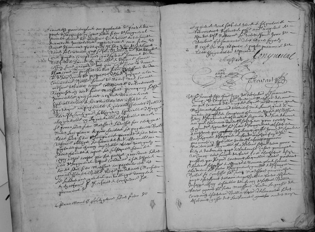 Etude de Me Pierre Trencart à Amiens (étude n°9). Minutes de l'année 1662