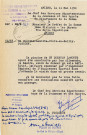 Lettre du chef des services départementaux de la Jeunesse et des Sports du département de la Somme à Monsieur le Préfet de la Somme [...]