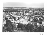 Péronne. Vue aérienne de la ville
