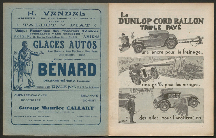 L'Automobile au Pays Picard. Revue mensuelle de l'Automobile-Club de Picardie et de l'Aisne, 211, avril 1929