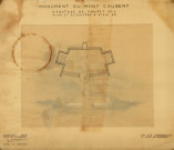 Monument du Mont-Caubert. Esquisses de projet