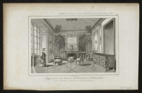 France, règne de Louis XIV. Appartement de Madame de Maintenon à Fontainebleau