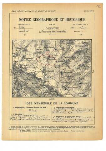 Fresnoy-Andainville : notice historique et géographique sur la commune