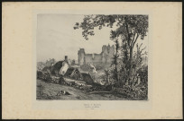Château de Pierrefonds, du chemin des plaideurs (Picardie)