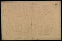 Plan du cadastre napoléonien - Mesge (Le) (Le Mesge) : Moëllons (Les), D1