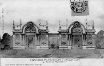 Exposition Internationale d'Amiens en 1906 - Le Palais de l'Agriculture. Carte officilelle de l'Exposition