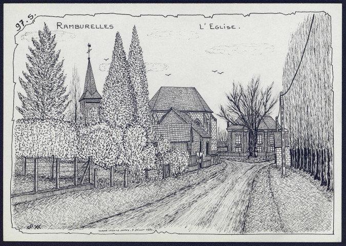 Ramburelles : l'église - (Reproduction interdite sans autorisation - © Claude Piette)