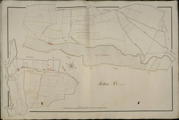 Plan du cadastre napoléonien - Gezaincourt : B1