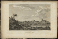 Vue de la ville de Crépy. Capitale du Valois prise du côté de l'Abbaye de Saint-Arnoult