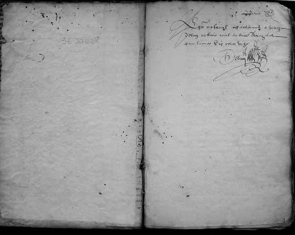 Etude de Me Henri Debacq à Amiens (étude n°16). Minutes de l'année 1611